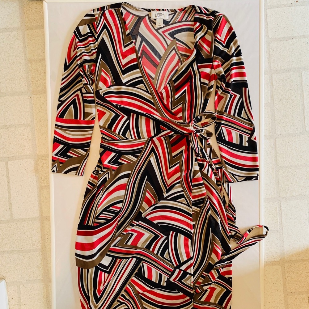 Ann Taylor Faux Wrap Dress